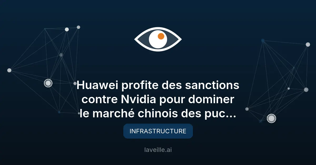Huawei profite des sanctions contre Nvidia pour dominer le marché chinois des puces IA