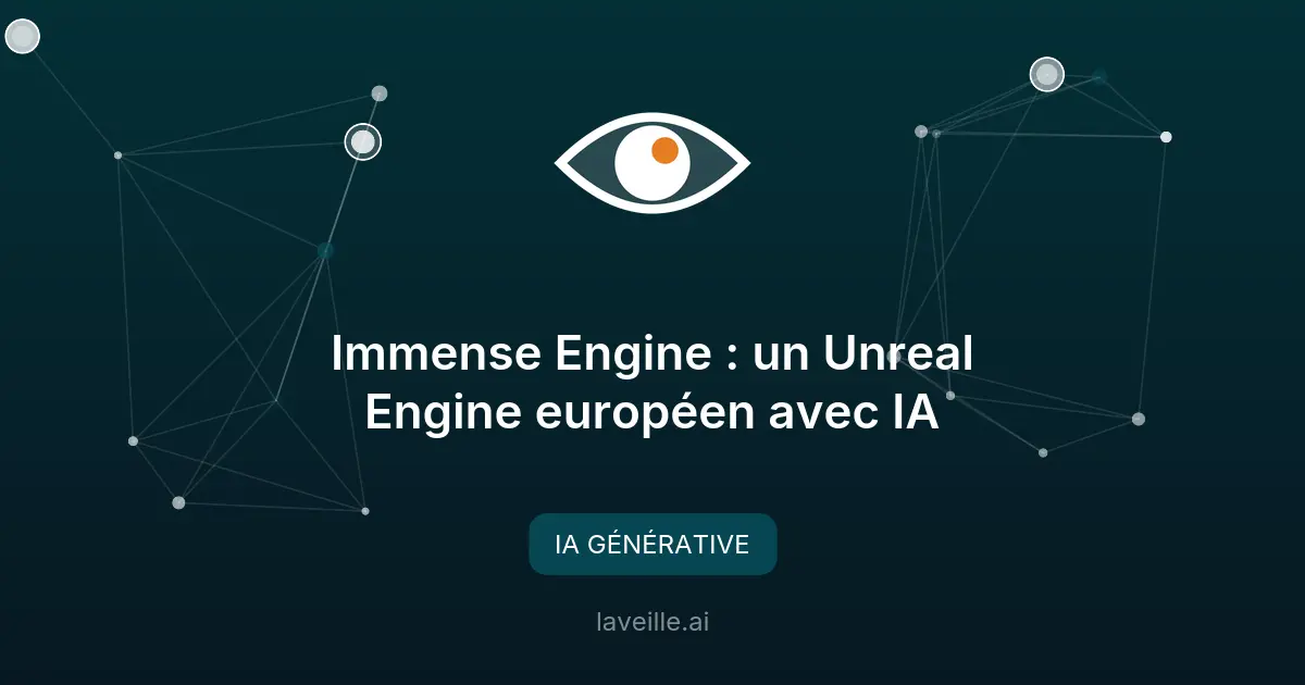 Immense Engine : un Unreal Engine européen avec IA