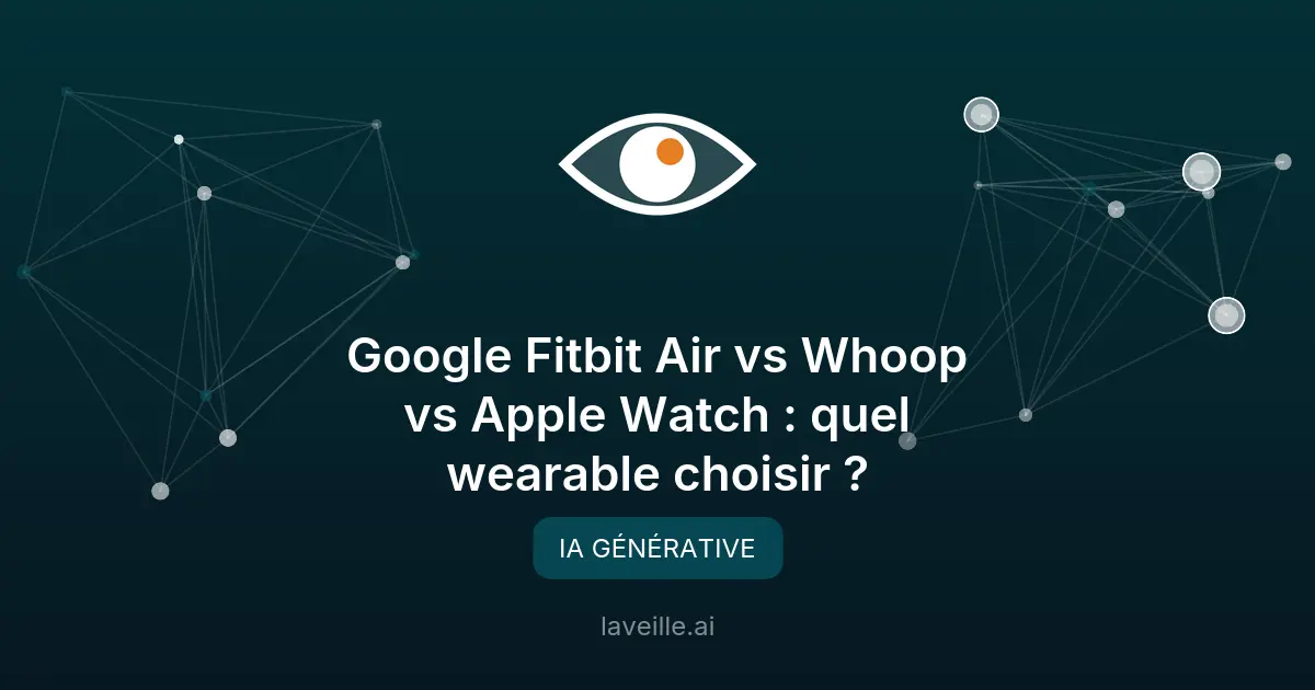 Google Fitbit Air vs Whoop vs Apple Watch : quel wearable choisir ?
