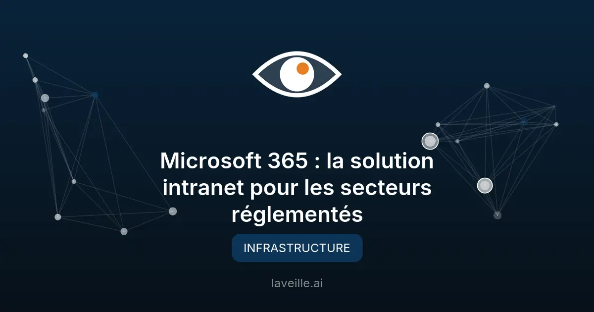 Microsoft 365 : la solution intranet pour les secteurs réglementés