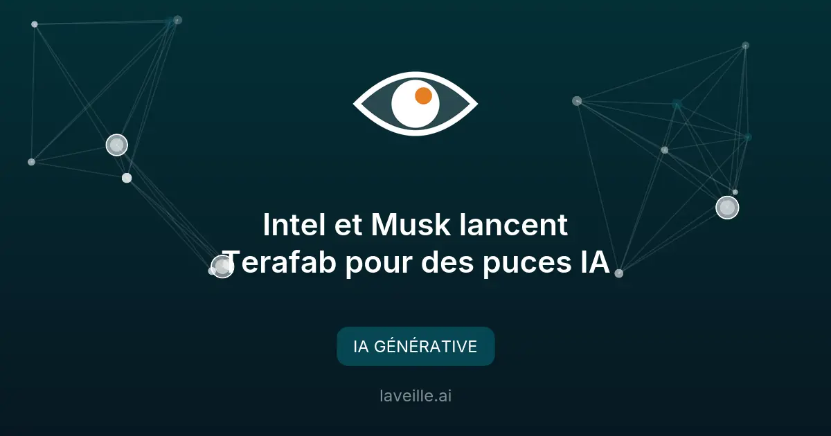 Intel et Musk lancent Terafab pour des puces IA