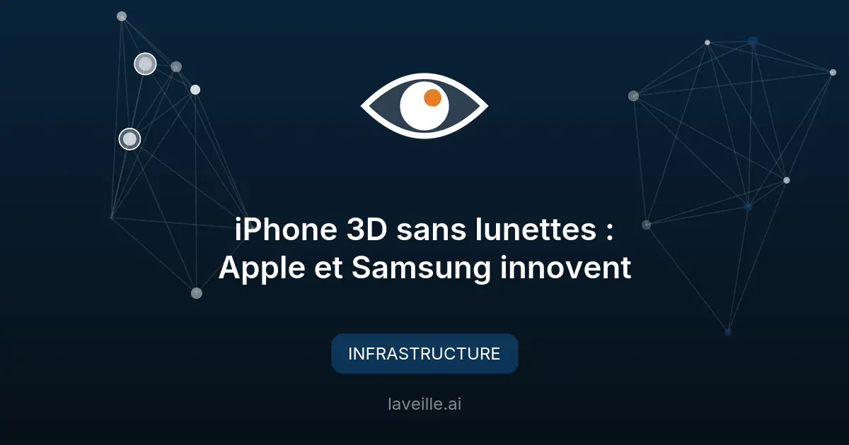 iPhone 3D sans lunettes : Apple et Samsung innovent