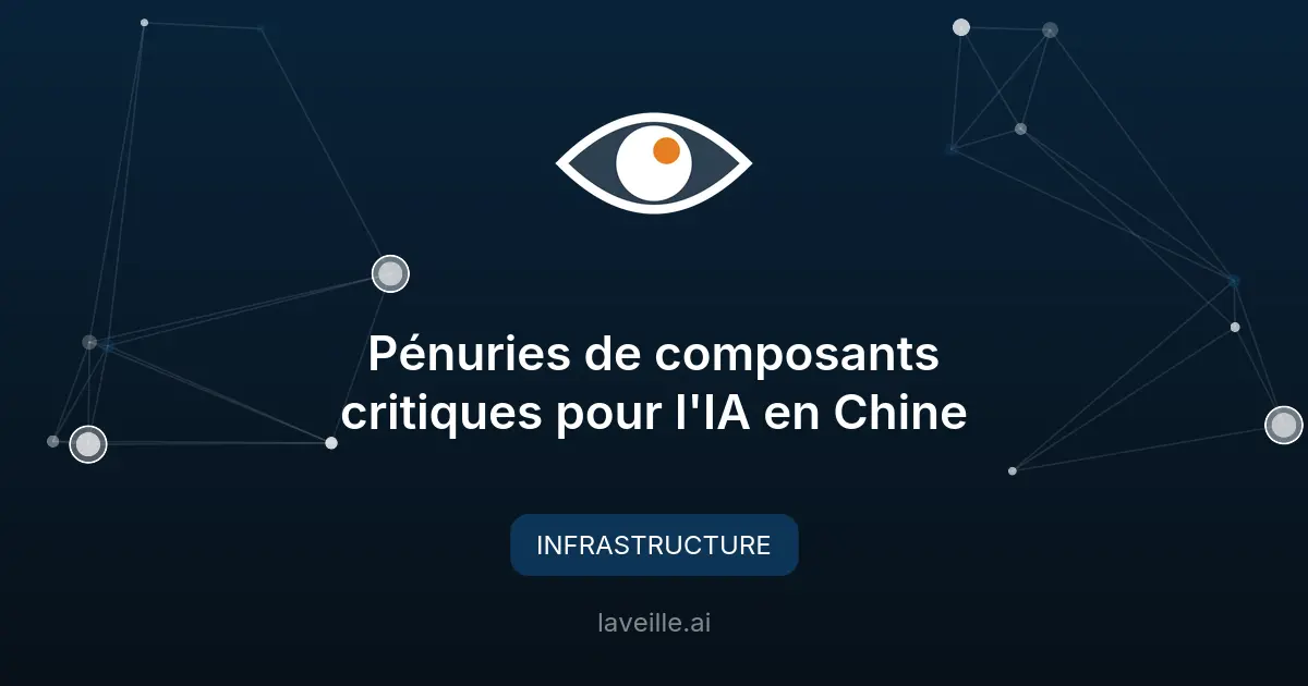 Pénuries de composants critiques pour l'IA en Chine