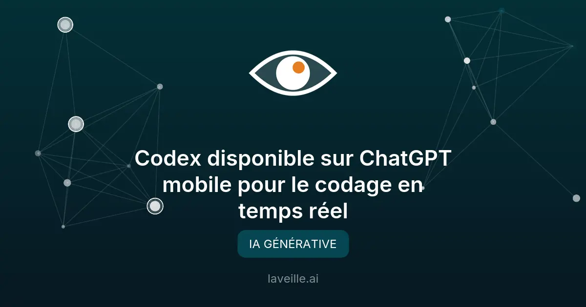 Codex disponible sur ChatGPT mobile pour le codage en temps réel